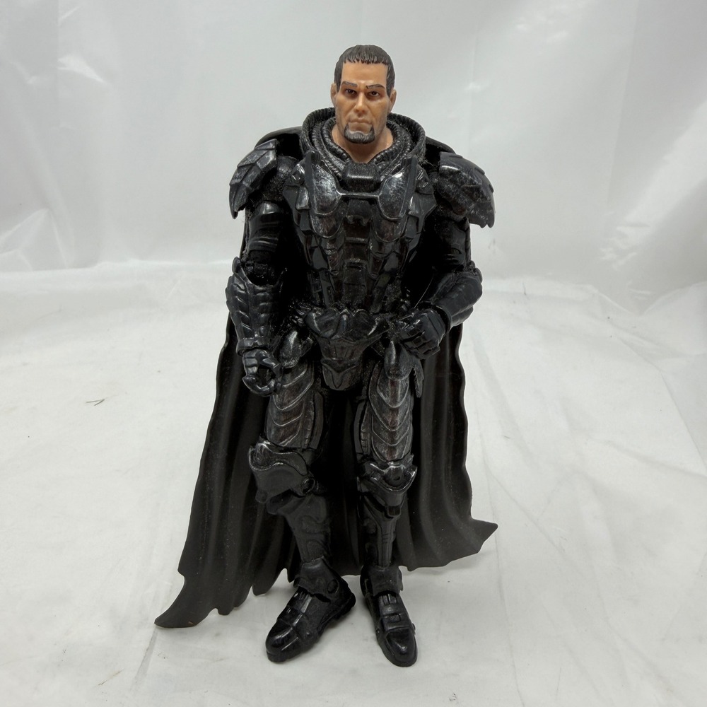 Mattel DC Comics Man of Steel General Zod Action Figure Black Armor Y0828 6"